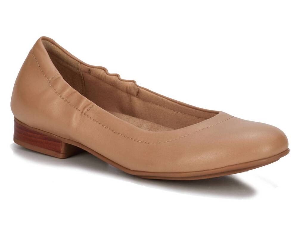 NEW ROS HOMMERSON women's tess shoes in nude leather